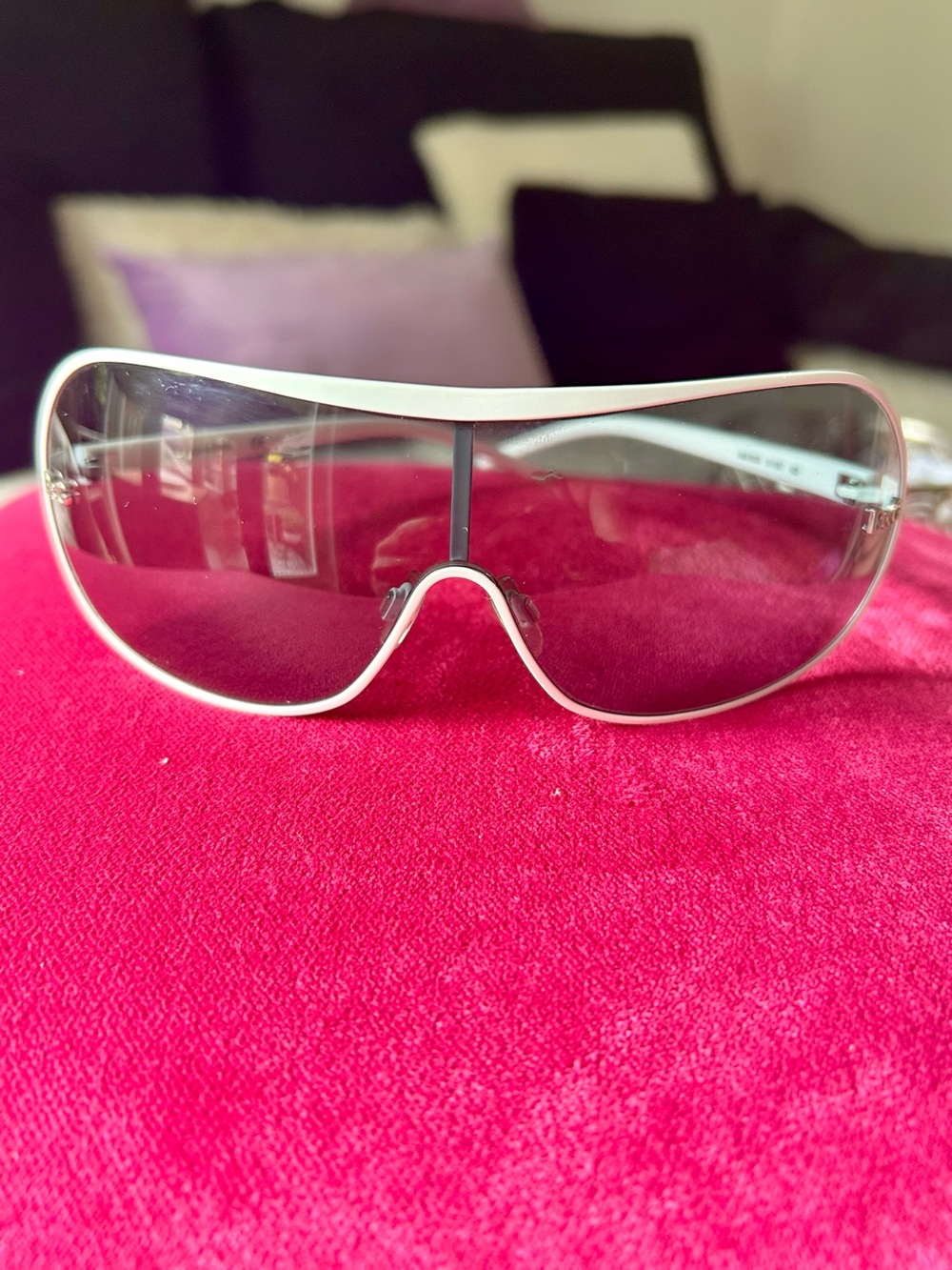 D&G White Shield Sunglasses Model 6008